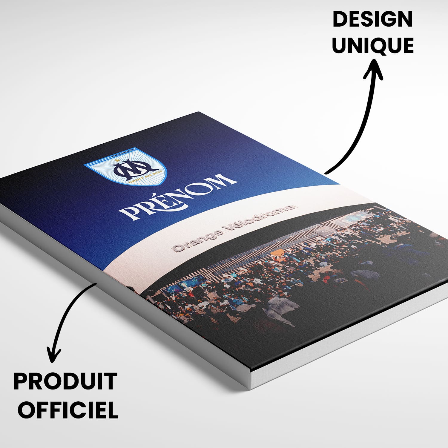 OneTrophy Olympique de Marseille - Toile personnalisable - Terre de passion
