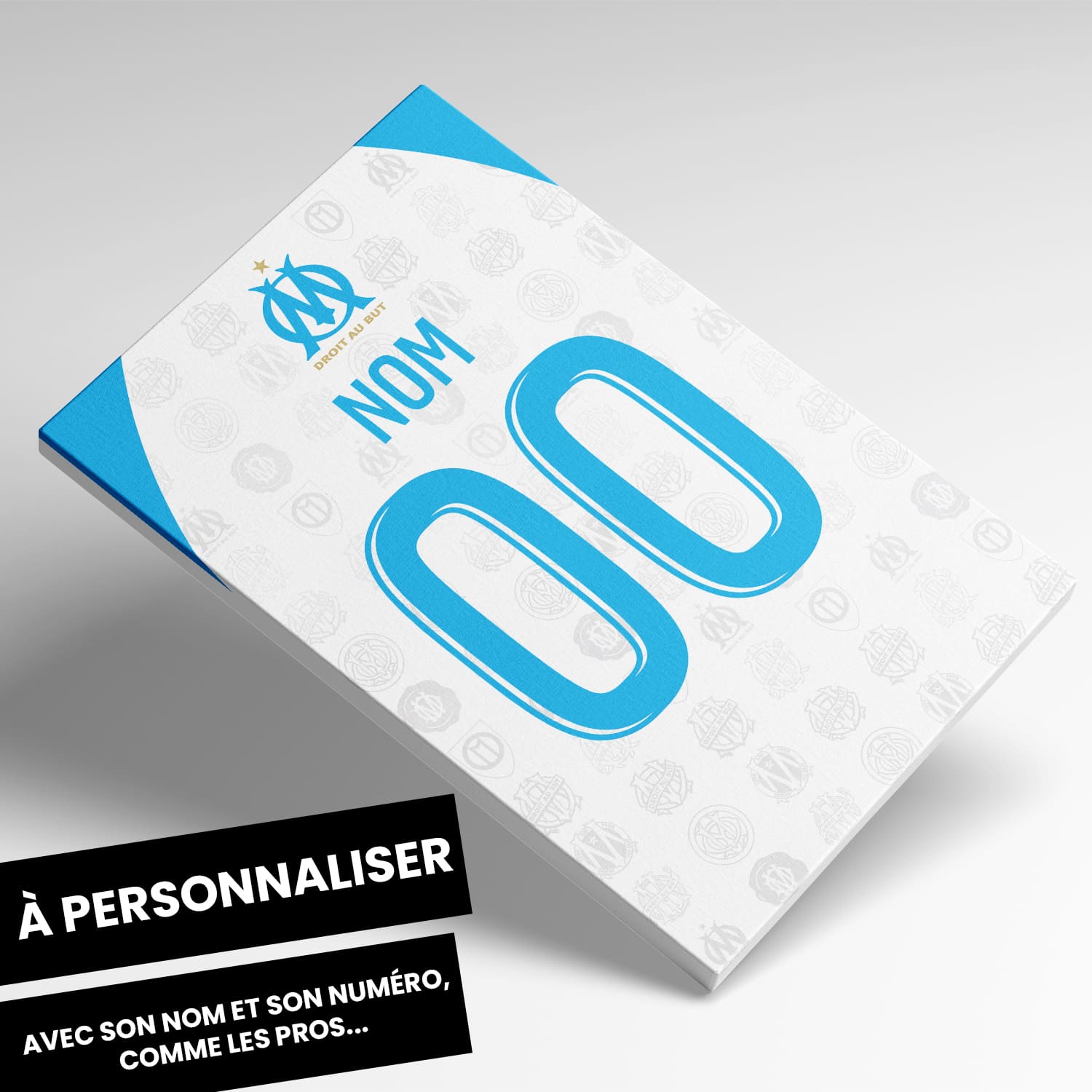 OneTrophy Olympique de Marseille - Toile personnalisable - Domicile
