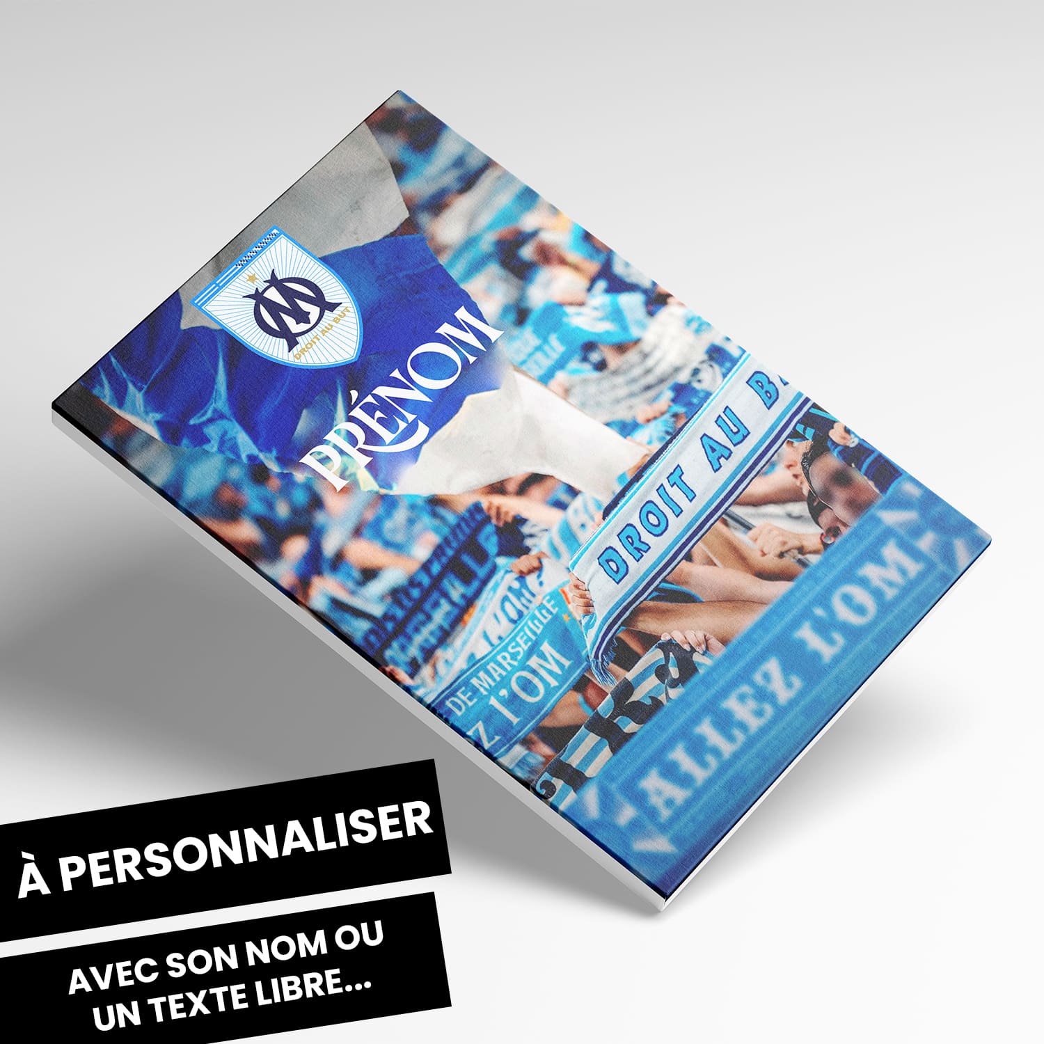 OneTrophy Olympique de Marseille - Toile personnalisable - Le cri des virages