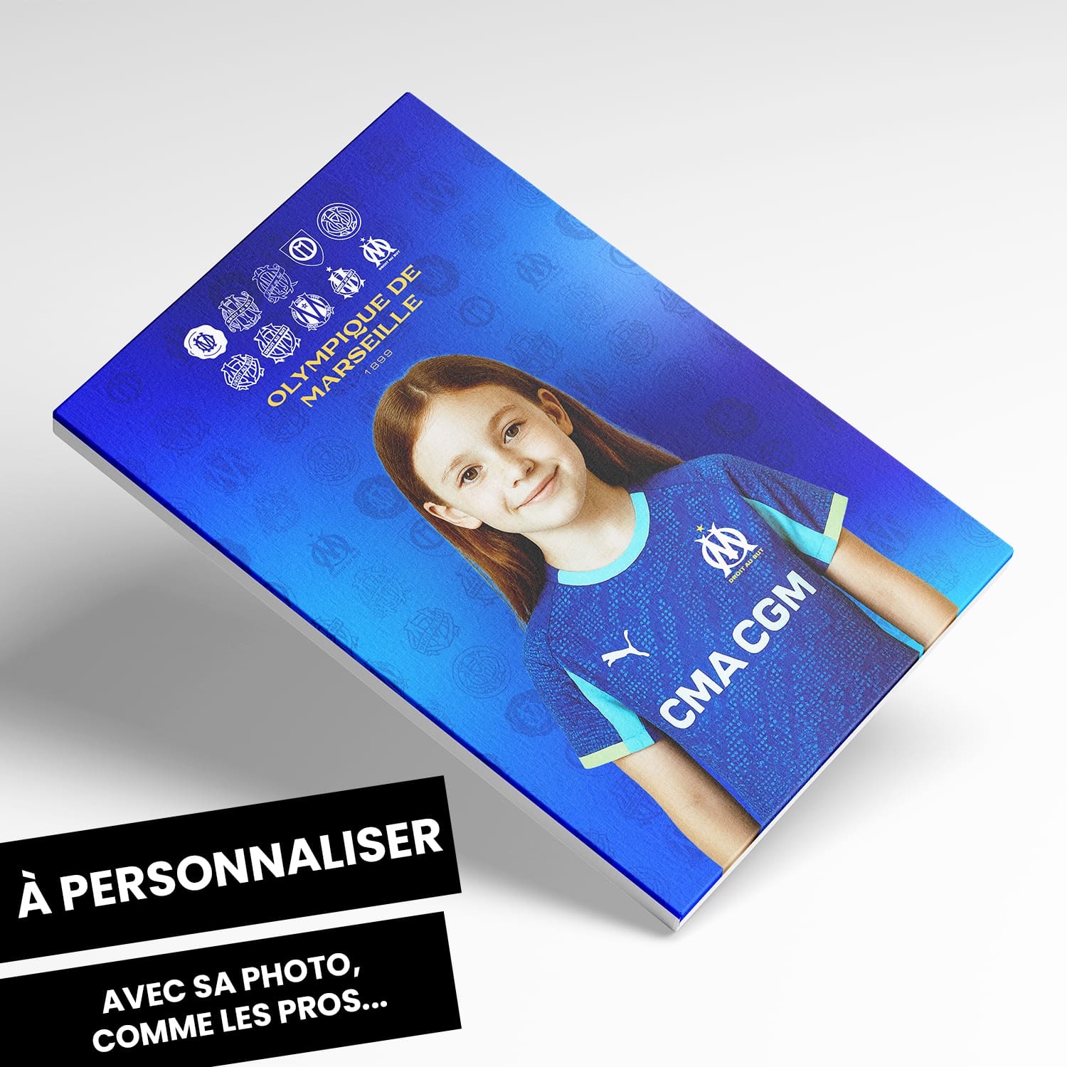 OneTrophy Olympique de Marseille - Toile personnalisable photo - Extérieur