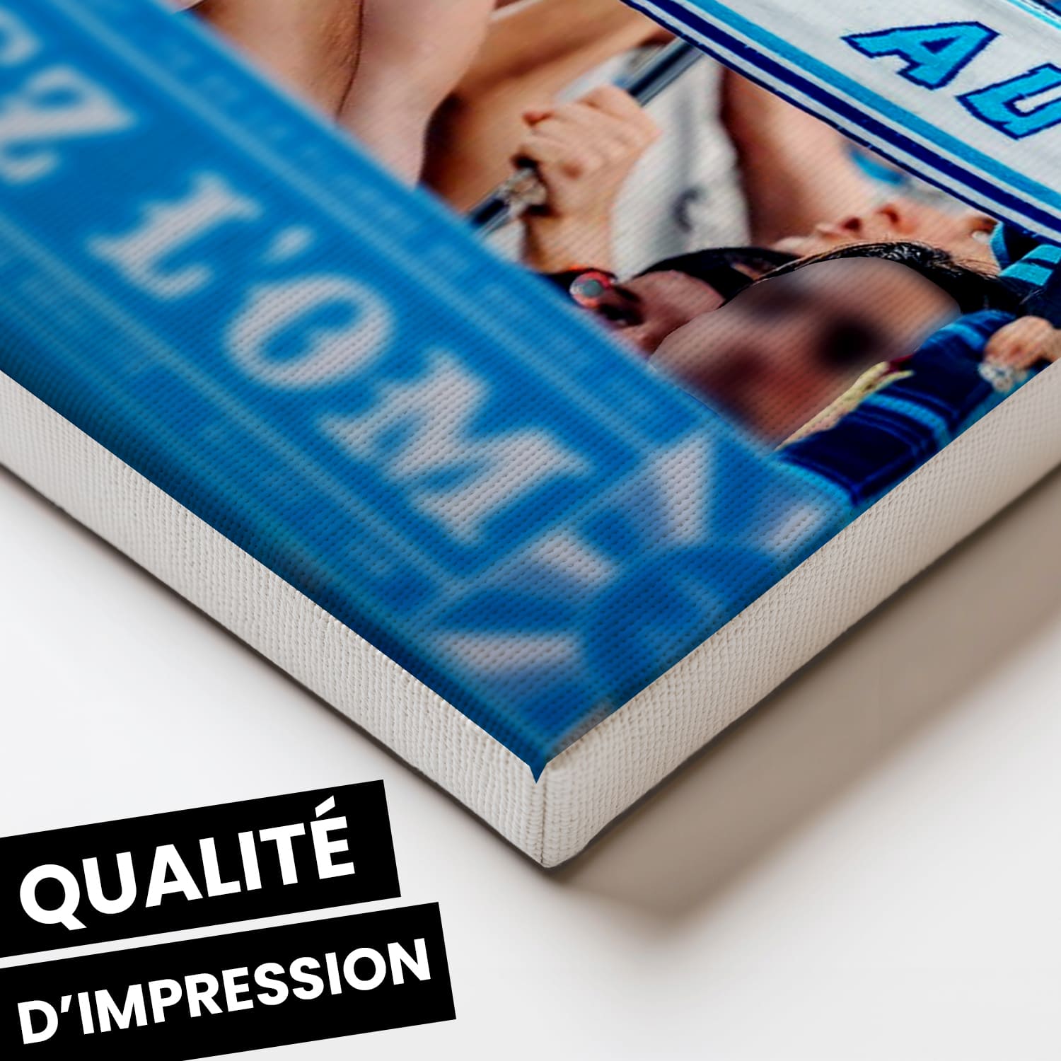 OneTrophy Olympique de Marseille - Toile personnalisable - Le cri des virages