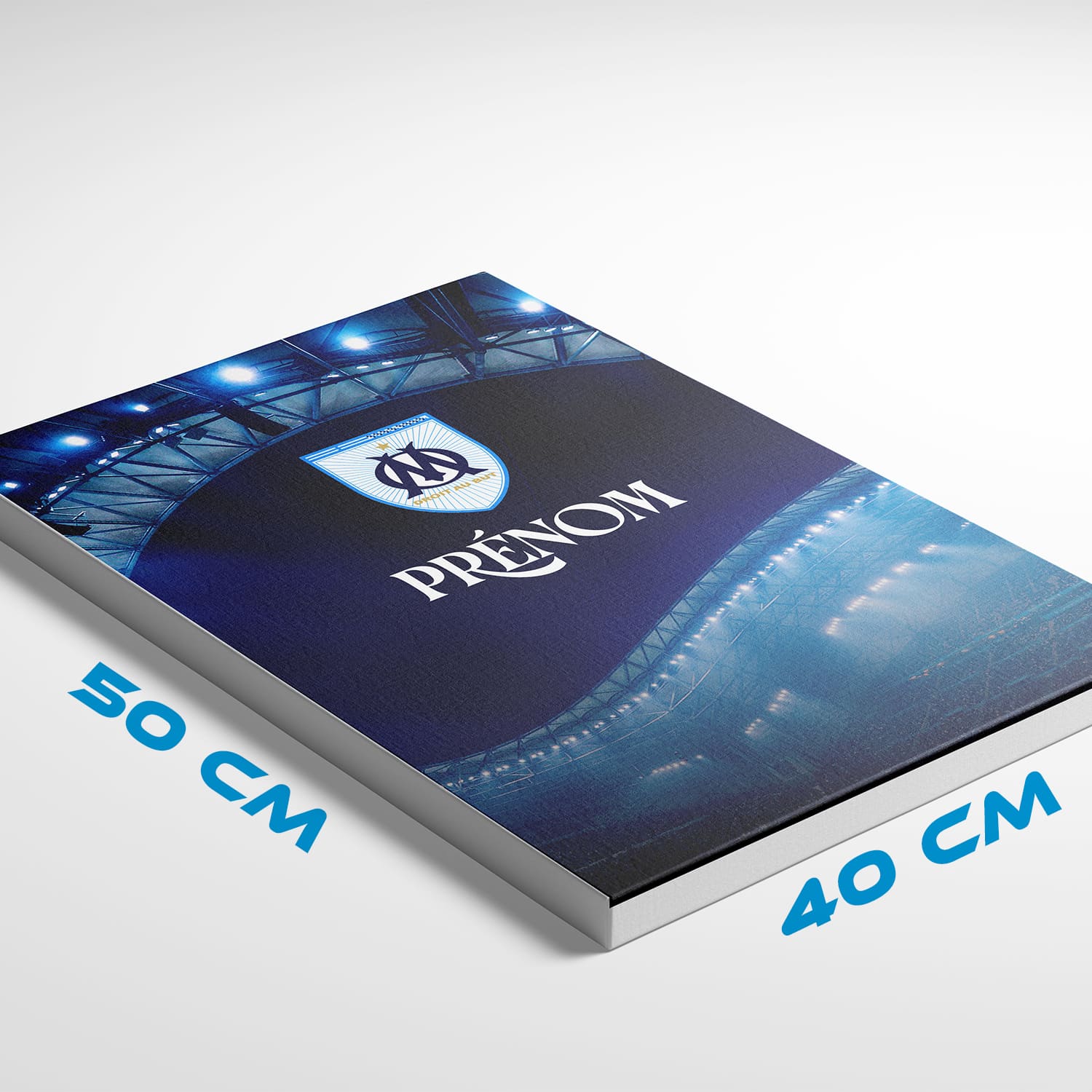 OneTrophy Olympique de Marseille - Toile personnalisable - Sous les feux du Velodrome