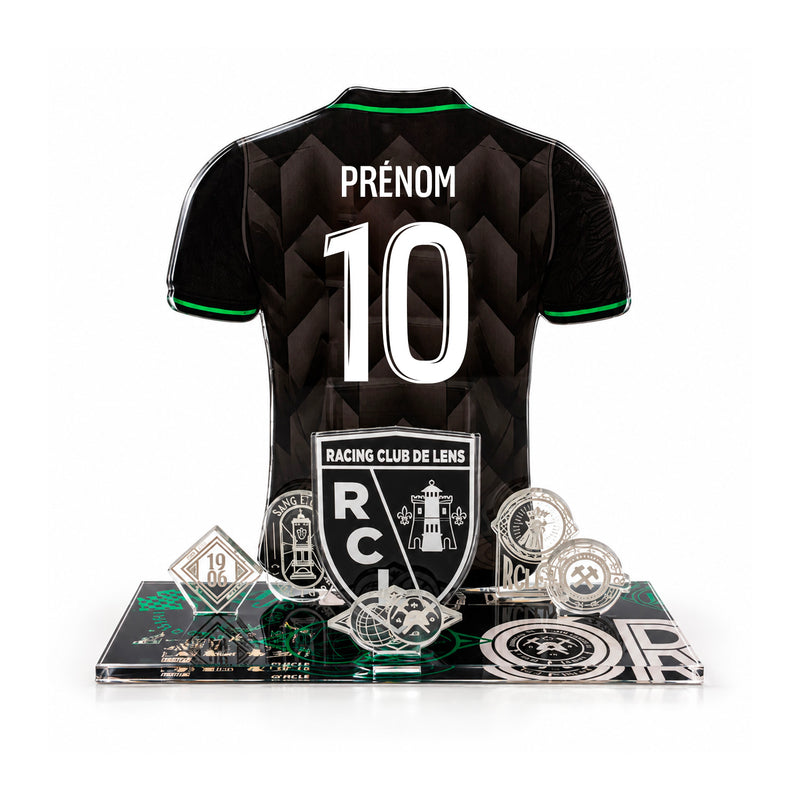 Décor acrylique personnalisable RC Lens – Maillot extérieur