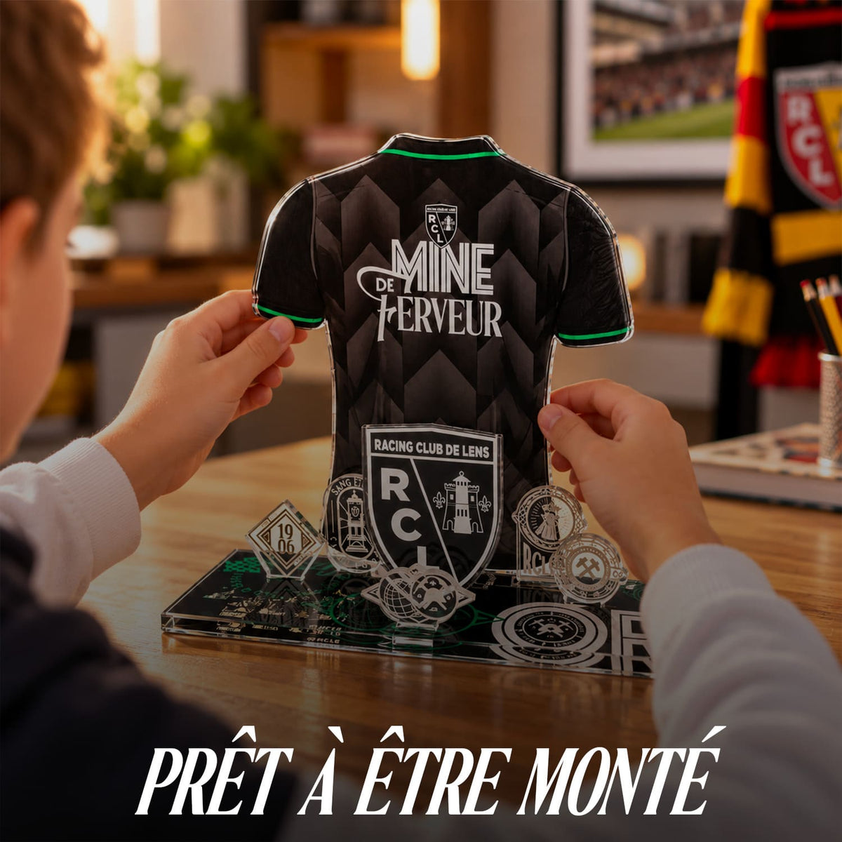 Décor acrylique RC Lens – Maillot extérieur