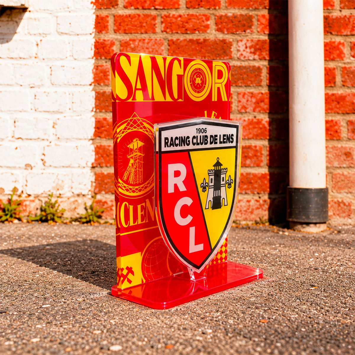 Décor acrylique RC Lens – Logo