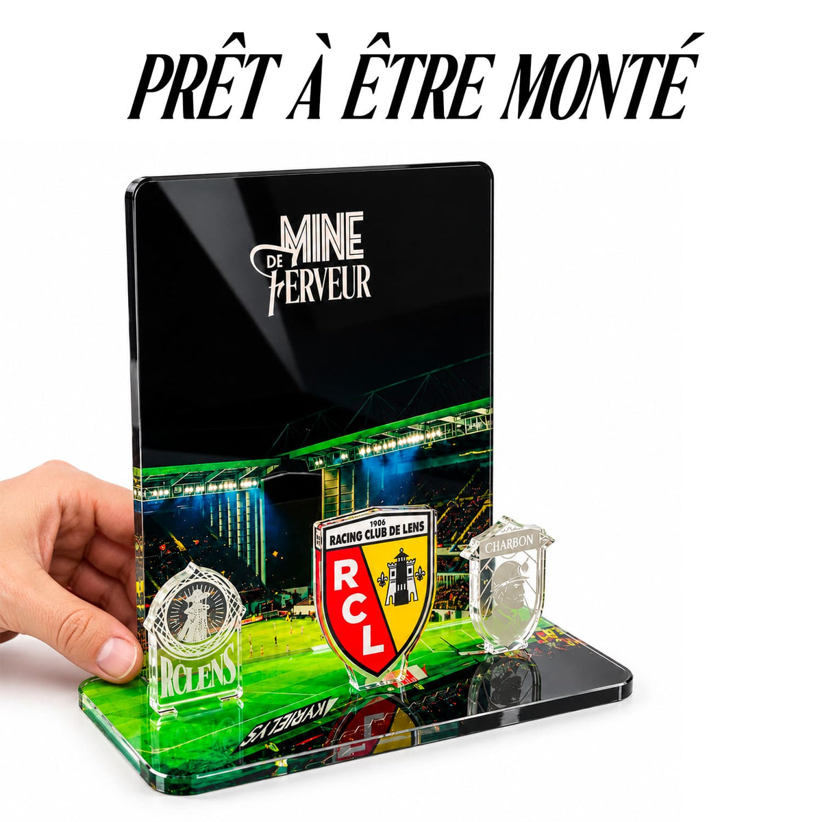 Décor acrylique RC Lens – Bollaert, la pelouse