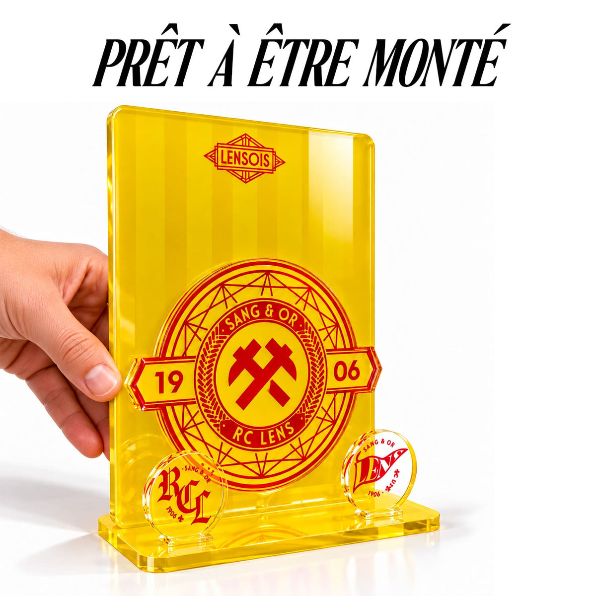 Décor acrylique RC Lens – Pioche