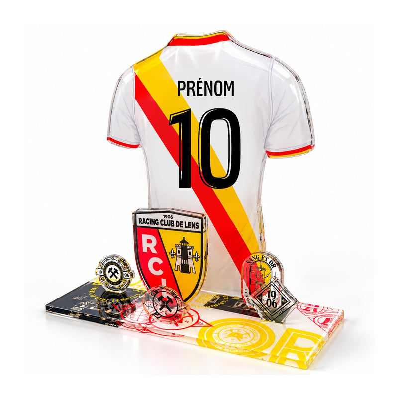 Décor acrylique personnalisable RC Lens – Maillot third