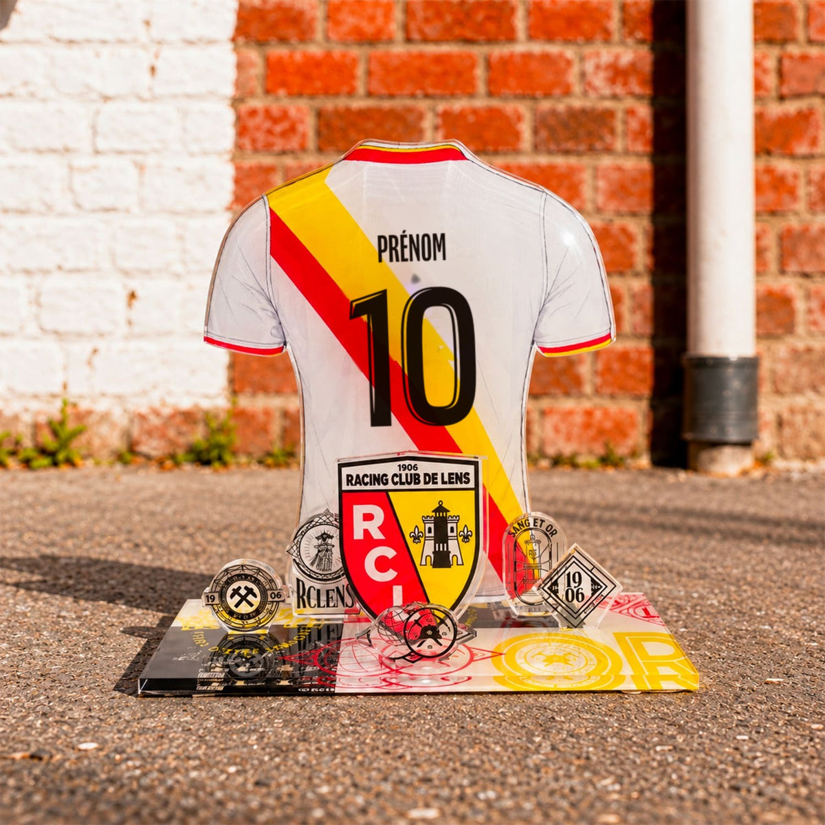Décor acrylique personnalisable RC Lens – Maillot third
