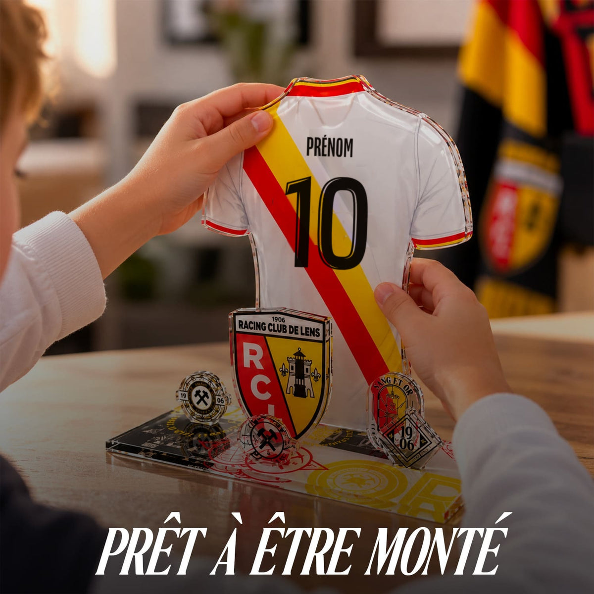 Décor acrylique personnalisable RC Lens – Maillot third