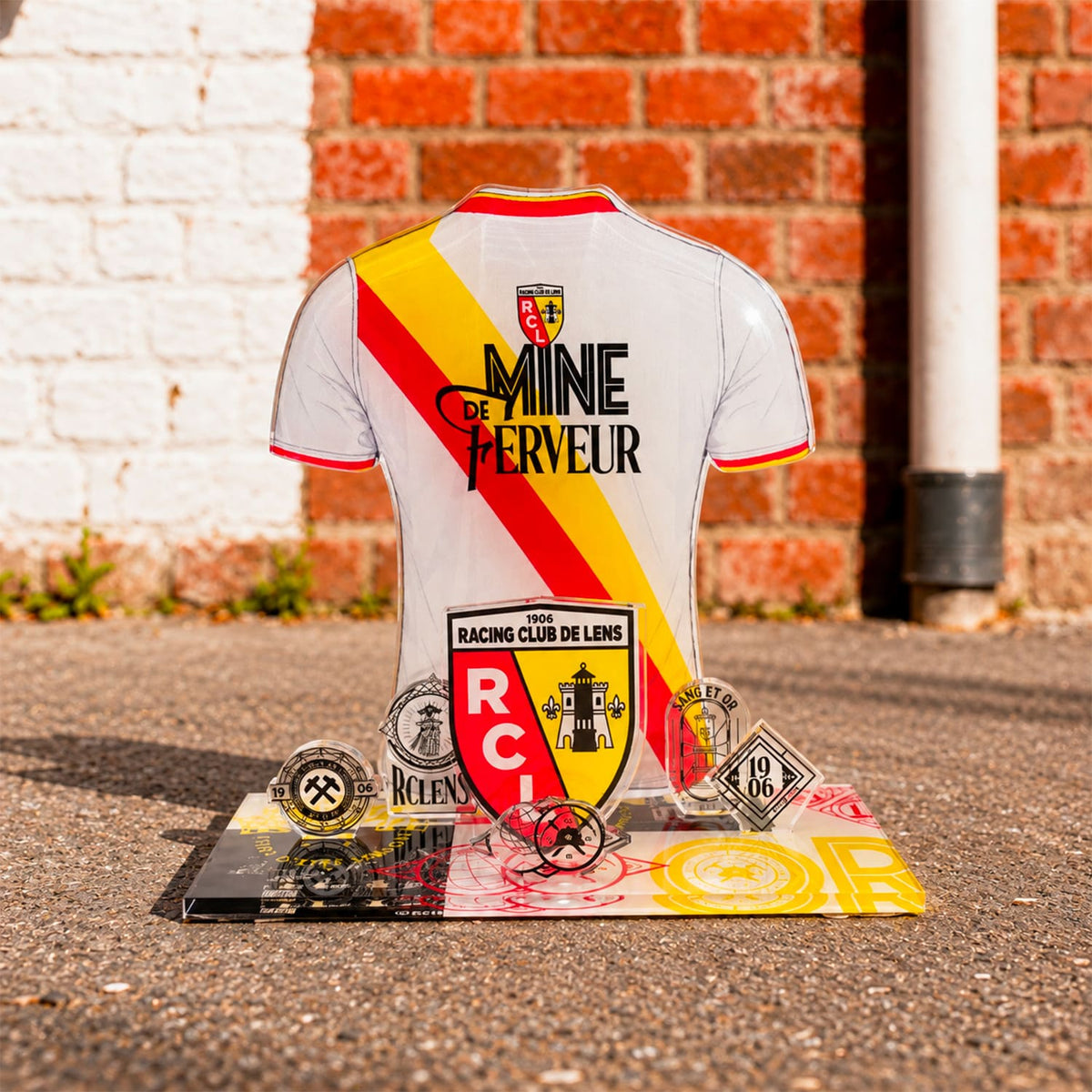 Décor acrylique RC Lens – Maillot third