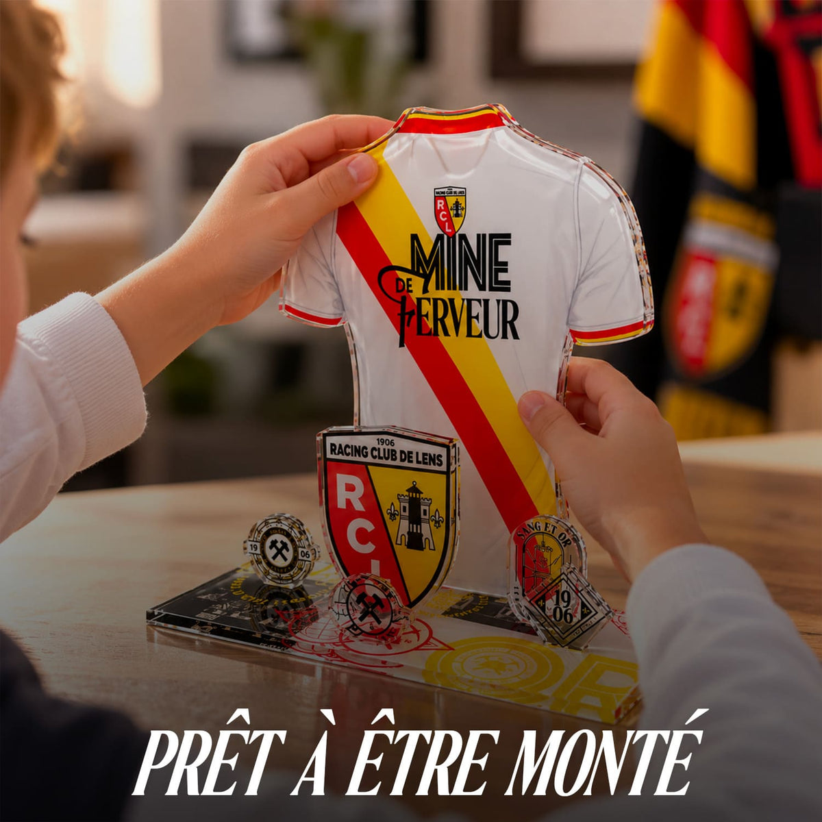 Décor acrylique RC Lens – Maillot third