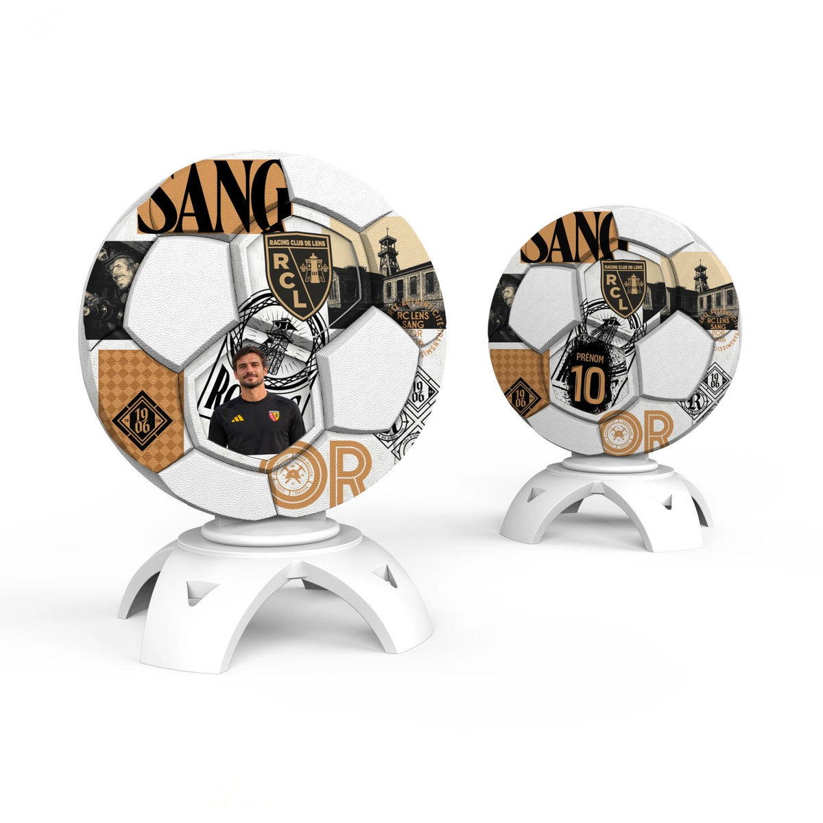 Trophée personnalisable RC Lens – 120 ans Third