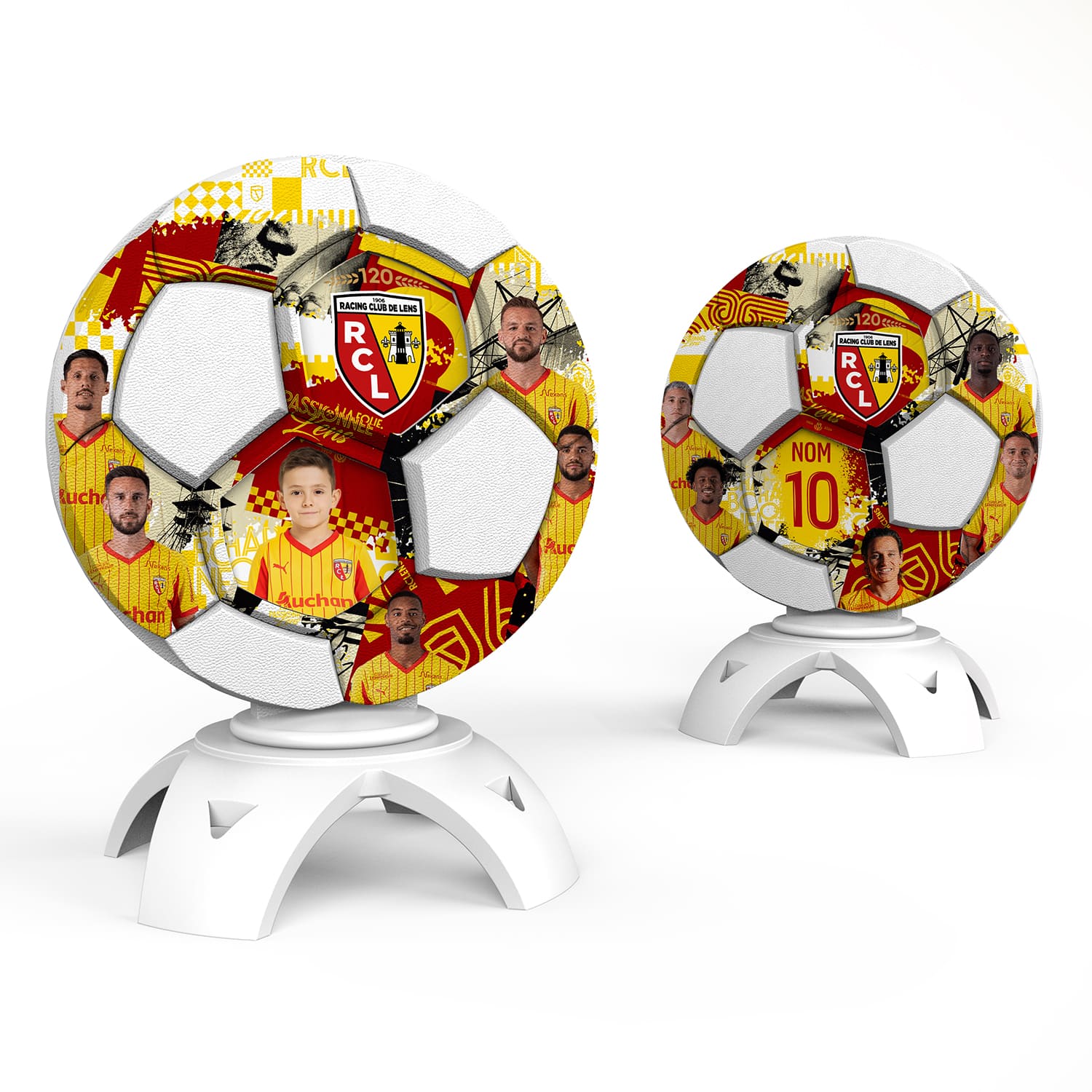 OneTrophy RC Lens - Trophée personnalisable - 120 ans - DOMICILE