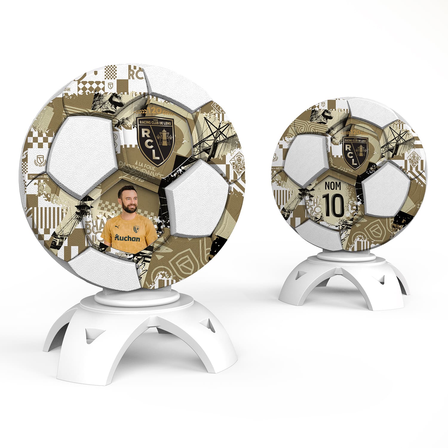OneTrophy RC Lens - Trophée personnalisable - 120 ans - THIRD