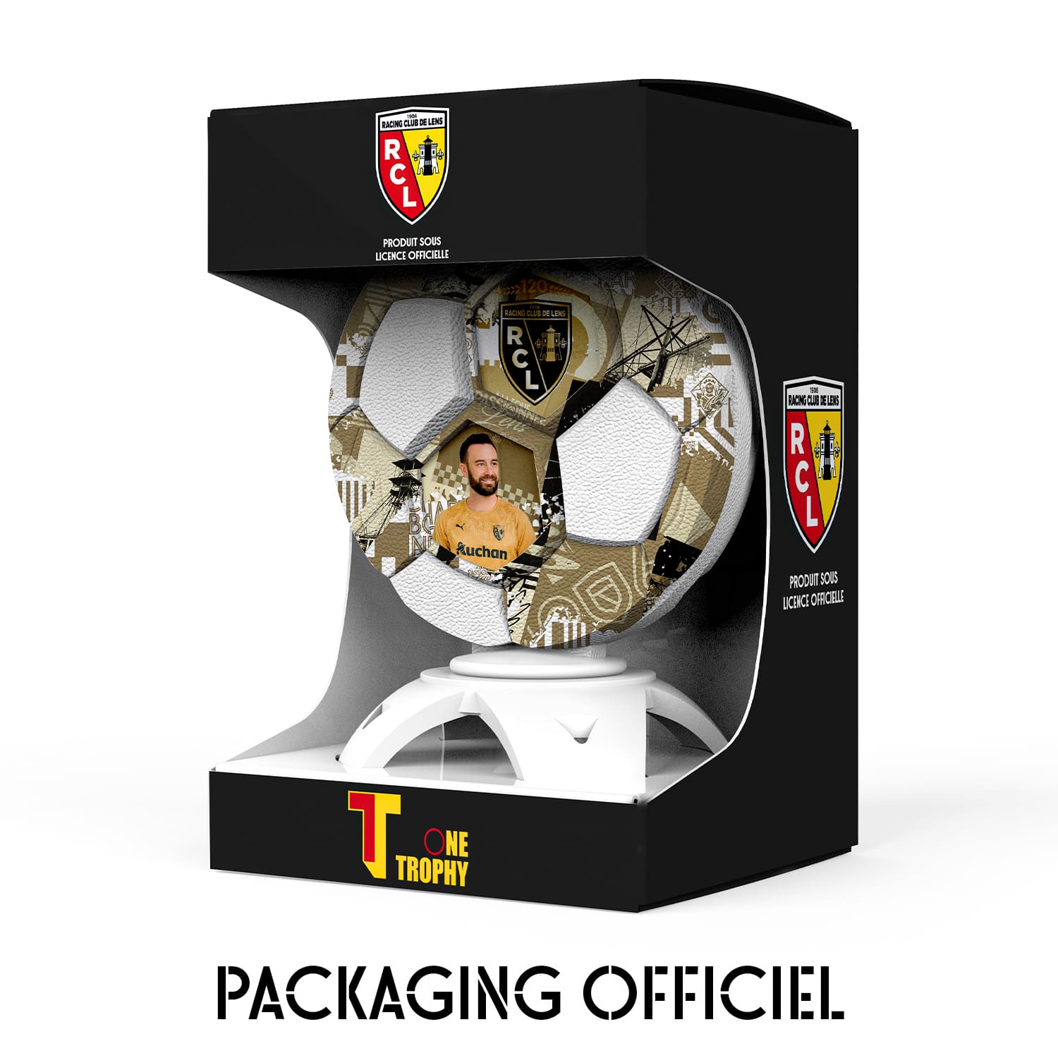OneTrophy RC Lens - Trophée personnalisable - 120 ans - THIRD