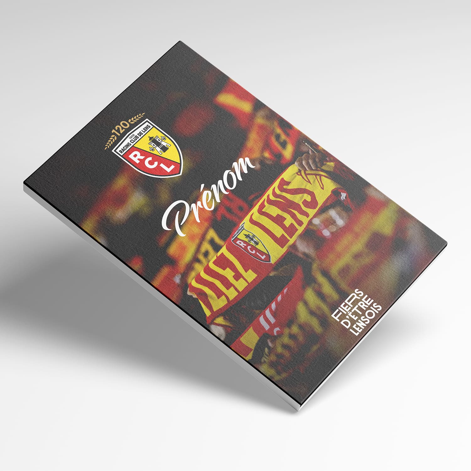 OneTrophy RC Lens - Toile personnalisable - Le mur Sang et Or