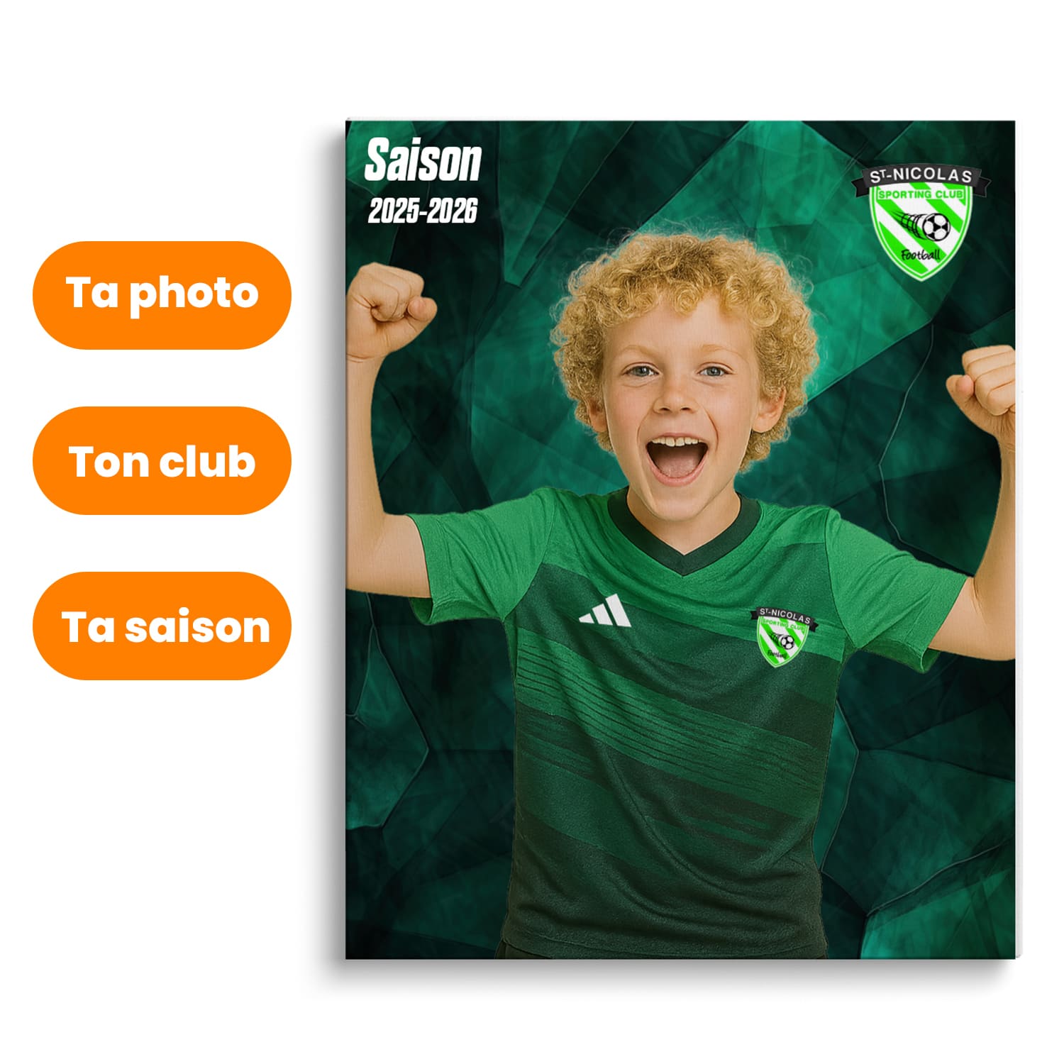Toile Personnalisable Officielle - SC Saint Nicolas