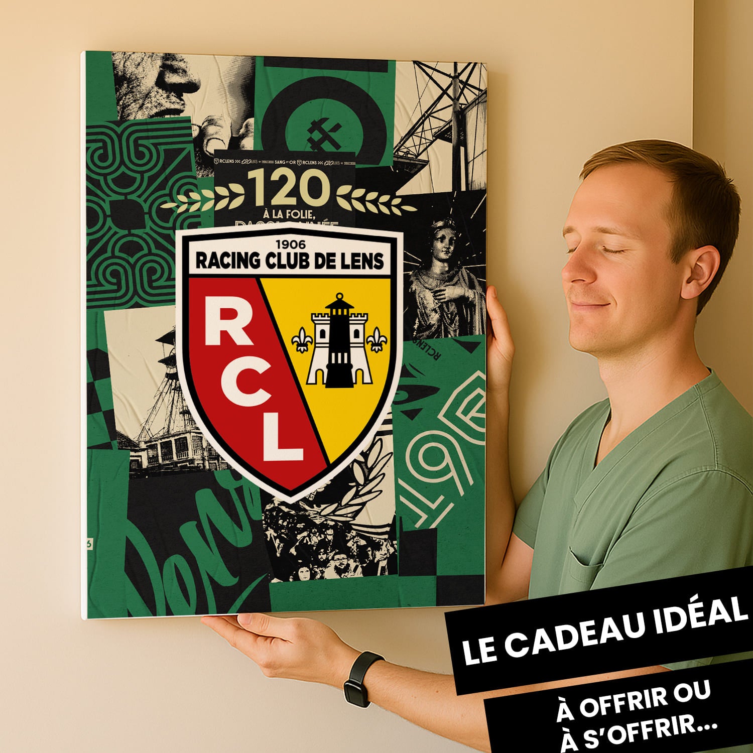 OneTrophy RC Lens - Toile 120 ans - Exterieur