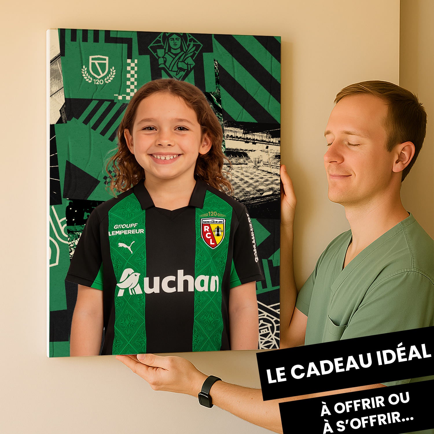 OneTrophy RC Lens - Toile personnalisable avec photo - Exterieur
