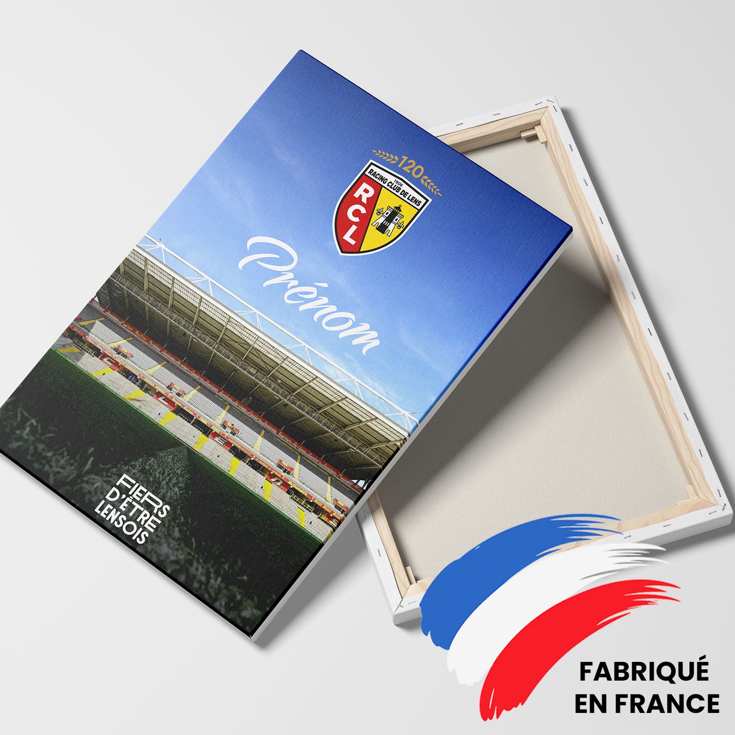 OneTrophy RC Lens - Toile personnalisable - L'esprit de Bollaert