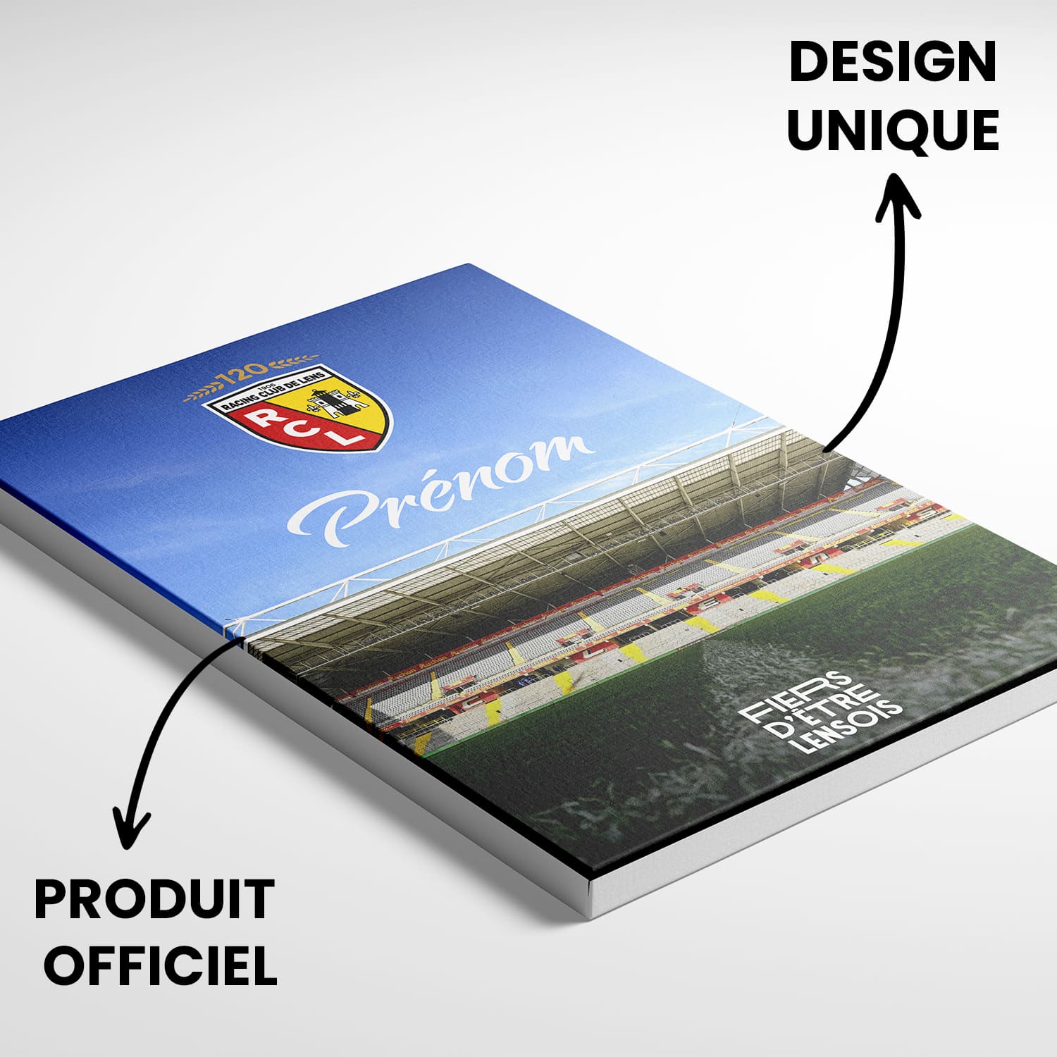 OneTrophy RC Lens - Toile personnalisable - L'esprit de Bollaert