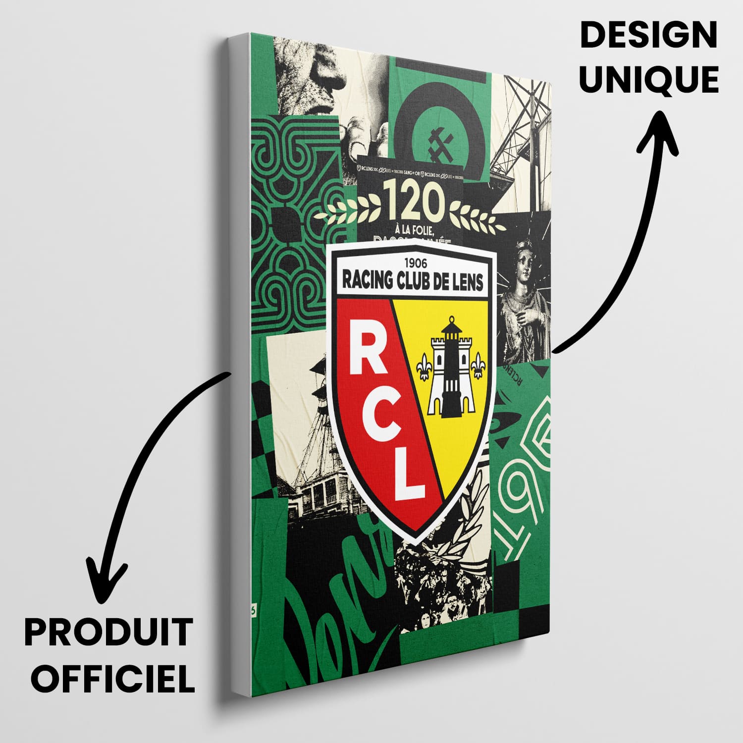 OneTrophy RC Lens - Toile 120 ans - Exterieur