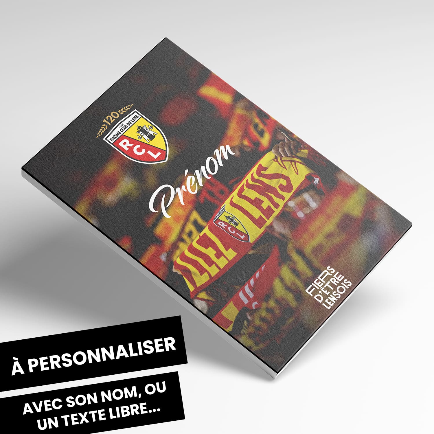 OneTrophy RC Lens - Toile personnalisable - Le mur Sang et Or
