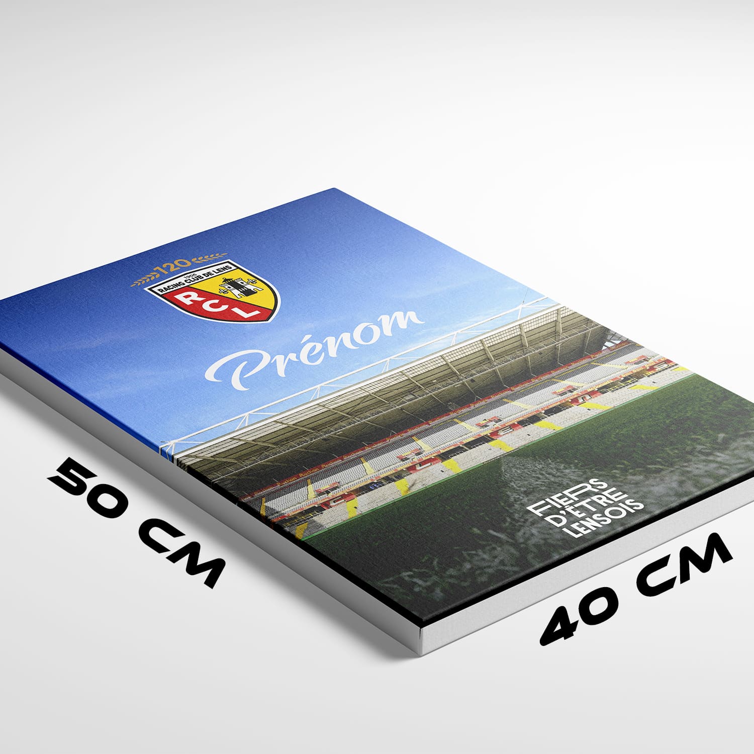 OneTrophy RC Lens - Toile personnalisable - L'esprit de Bollaert