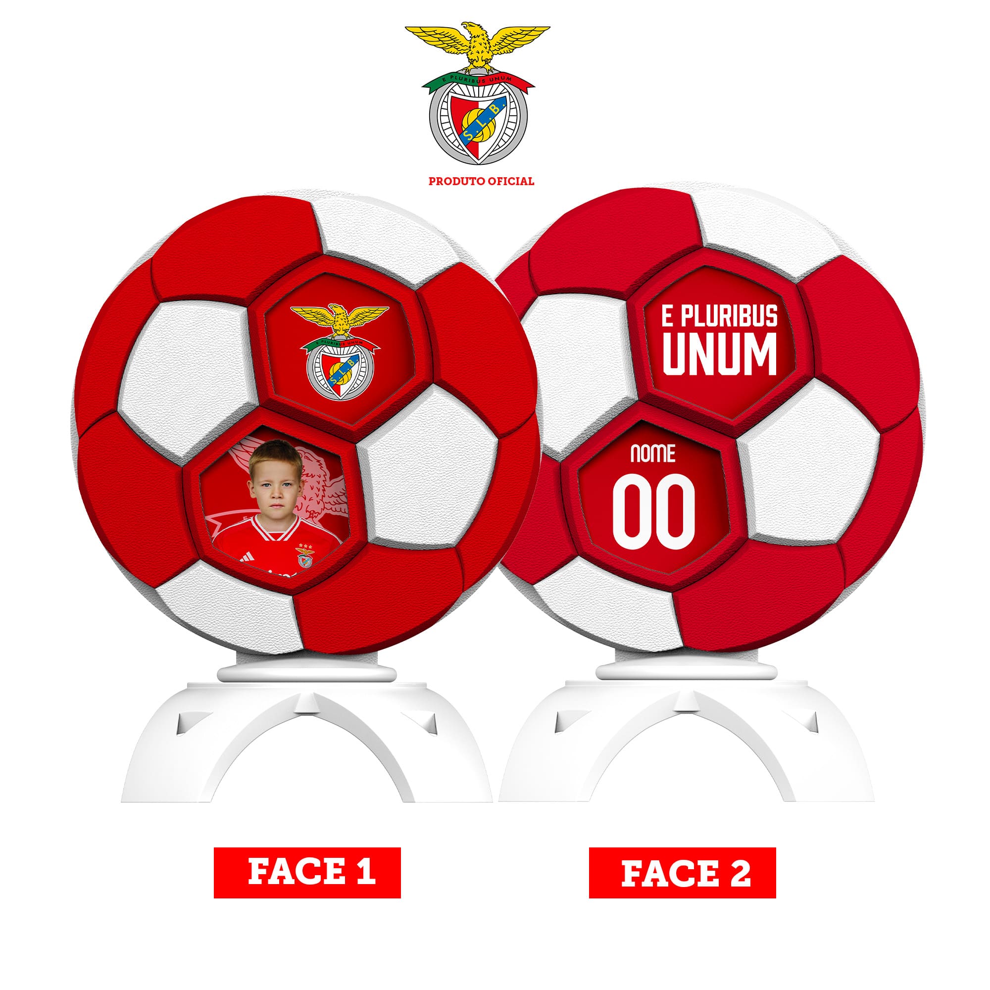 Créez votre trophée sous licence officielle Benfica Lisbonne