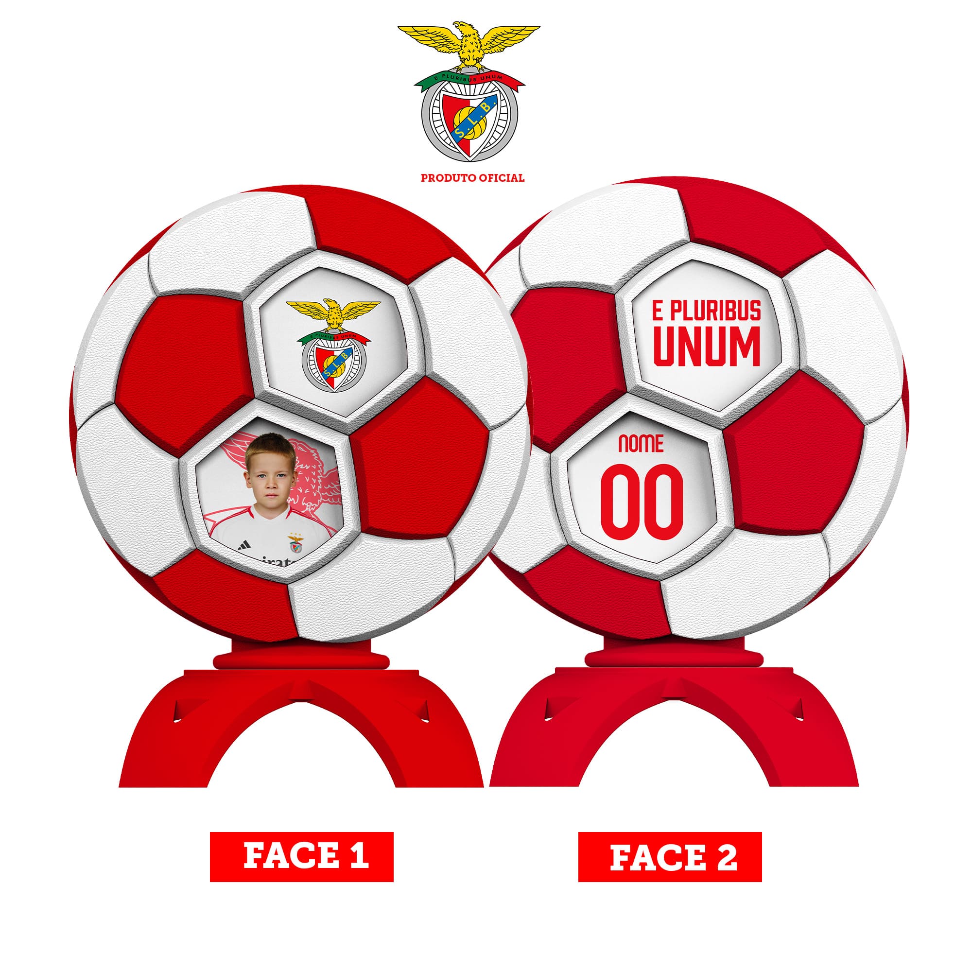 Créez votre trophée sous licence officielle Benfica Lisbonne