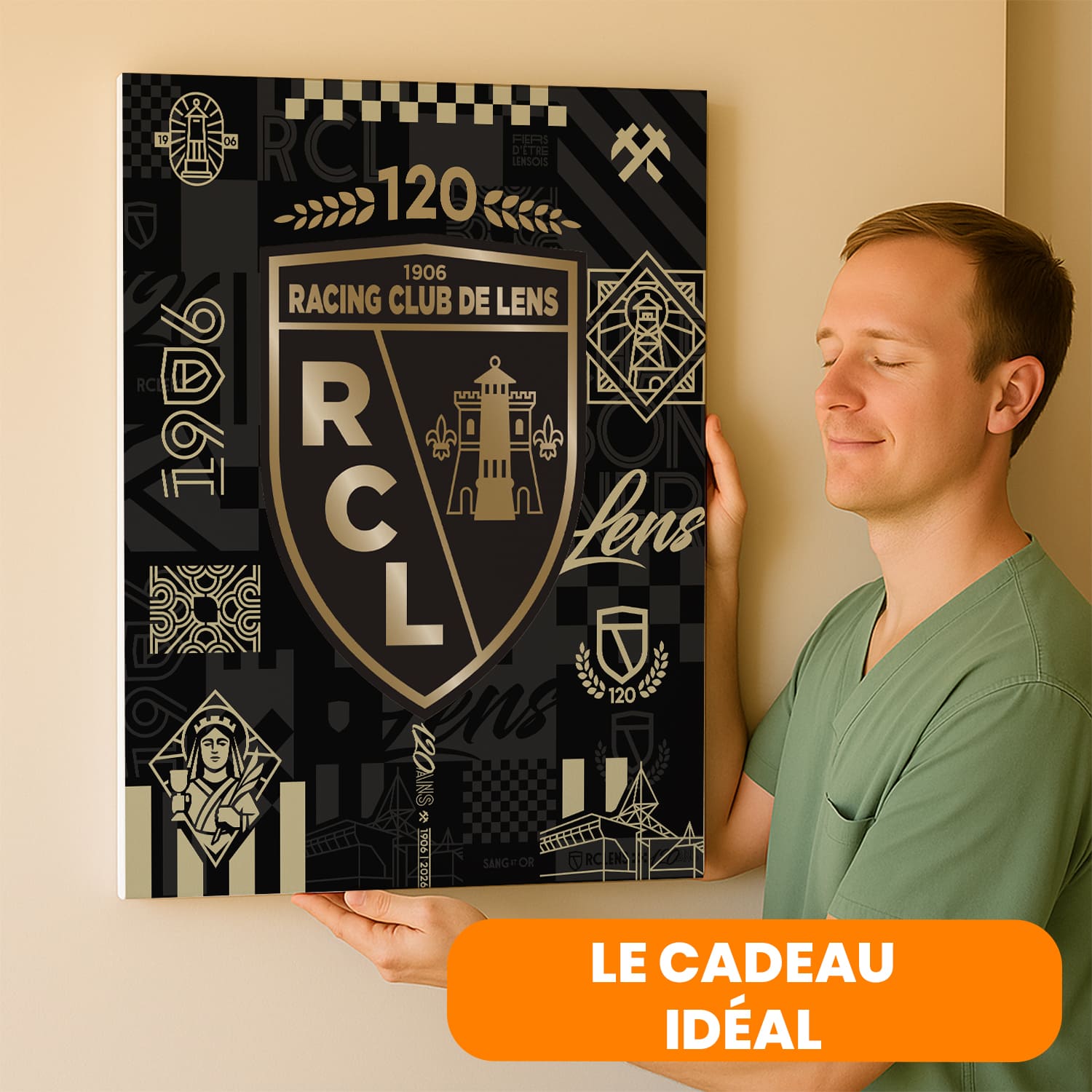 OneTrophy RC Lens - Toile 120 ans - Édition limitée