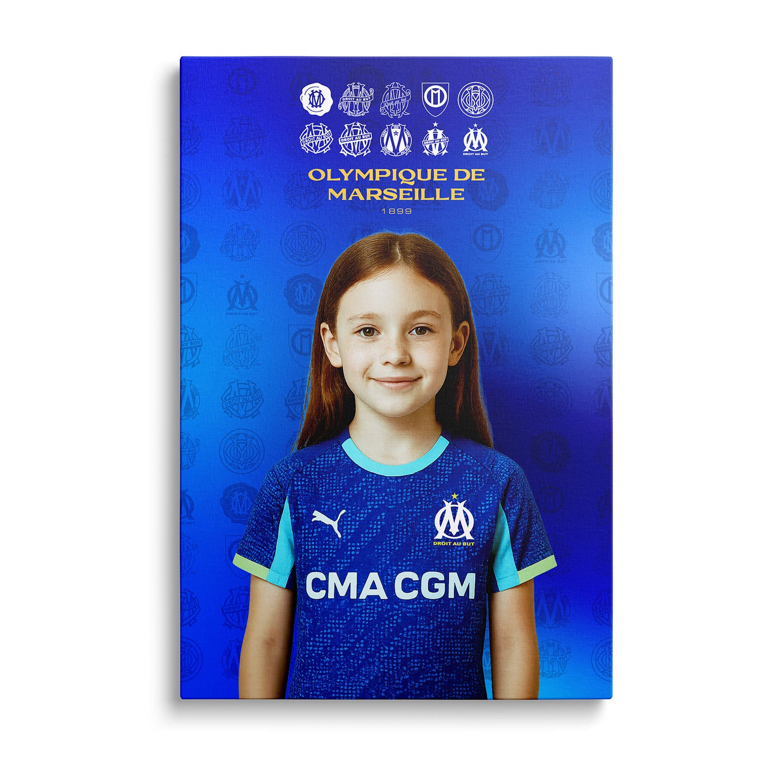 OneTrophy Olympique de Marseille - Toile personnalisable photo - Extérieur