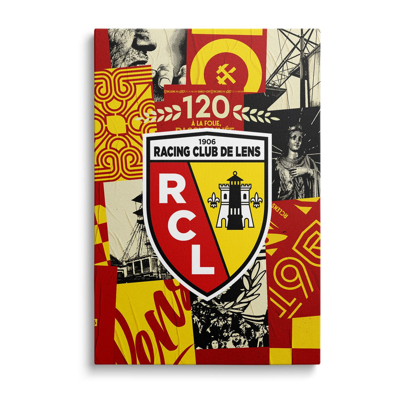 Toile RC Lens 120 ans – Domicile