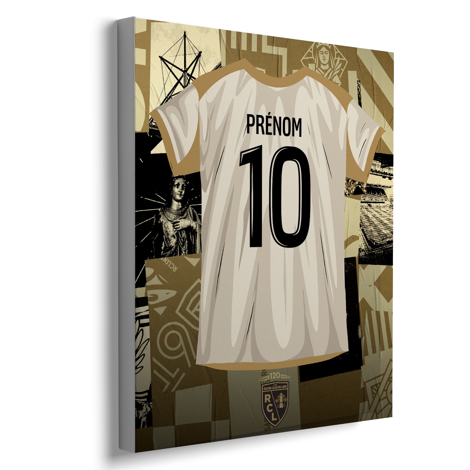 OneTrophy RC Lens - Toile maillot personnalisable - Third (120 ans)