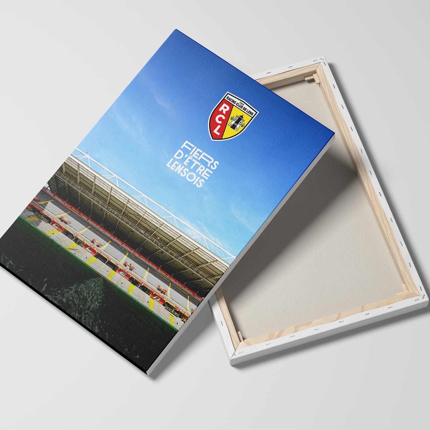 Toile sous licence officielle RC Lens - L'esprit de Bollaert (50*40cm)