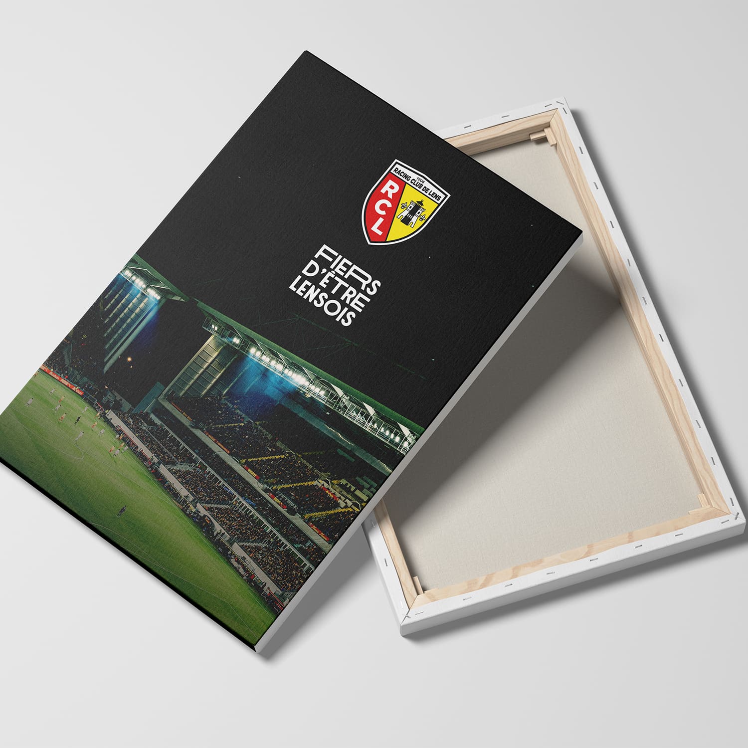 Toile sous licence officielle RC Lens - Frissons à Bollaert (50*40cm)