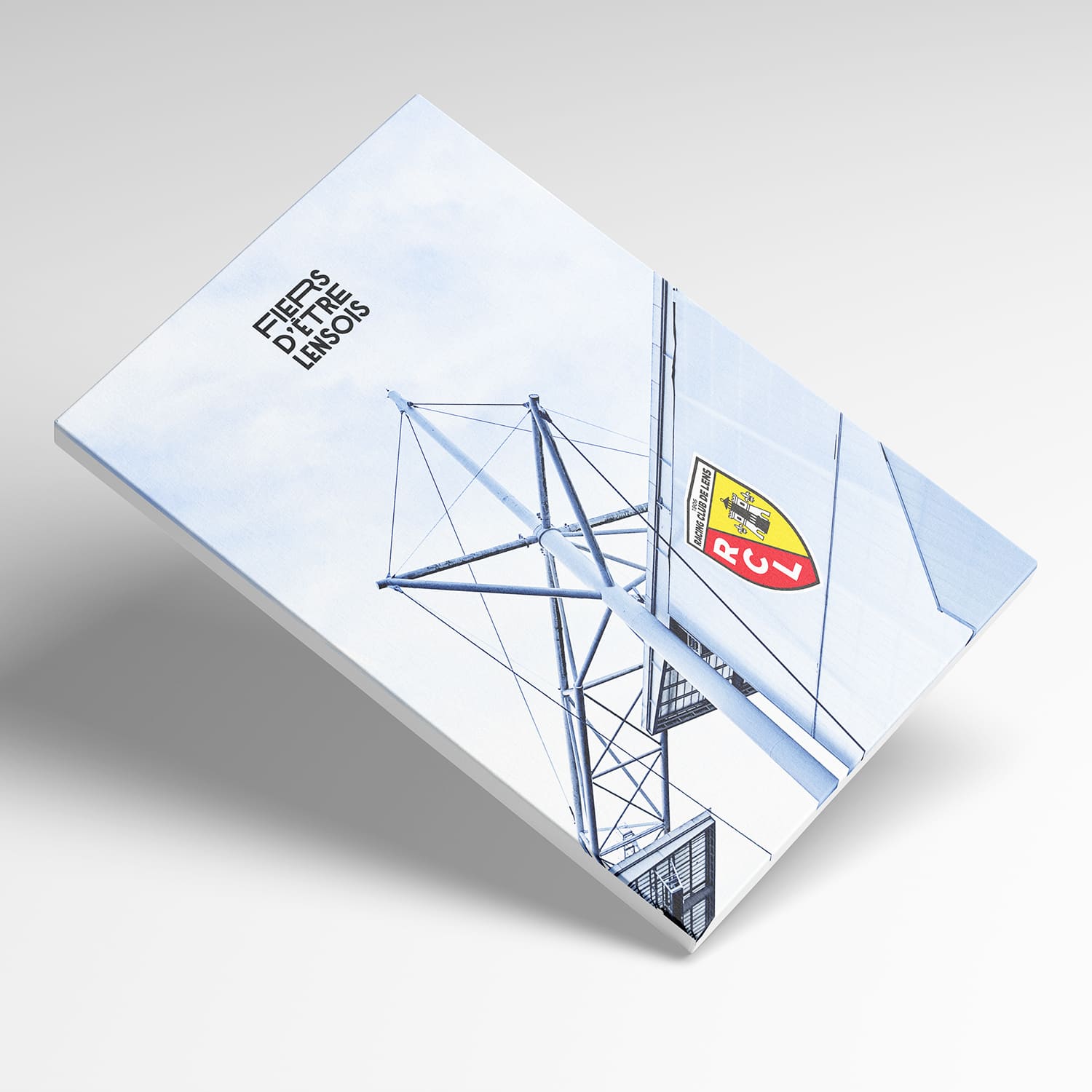 Toile sous licence officielle RC Lens - Pilier de Bollaert (50*40cm)