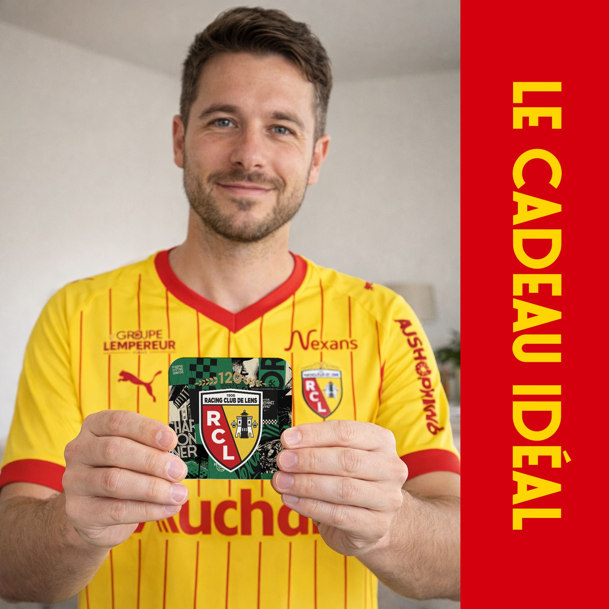 Lot de 6 Dessous de Verre RC Lens – Produit Officiel sous Licence