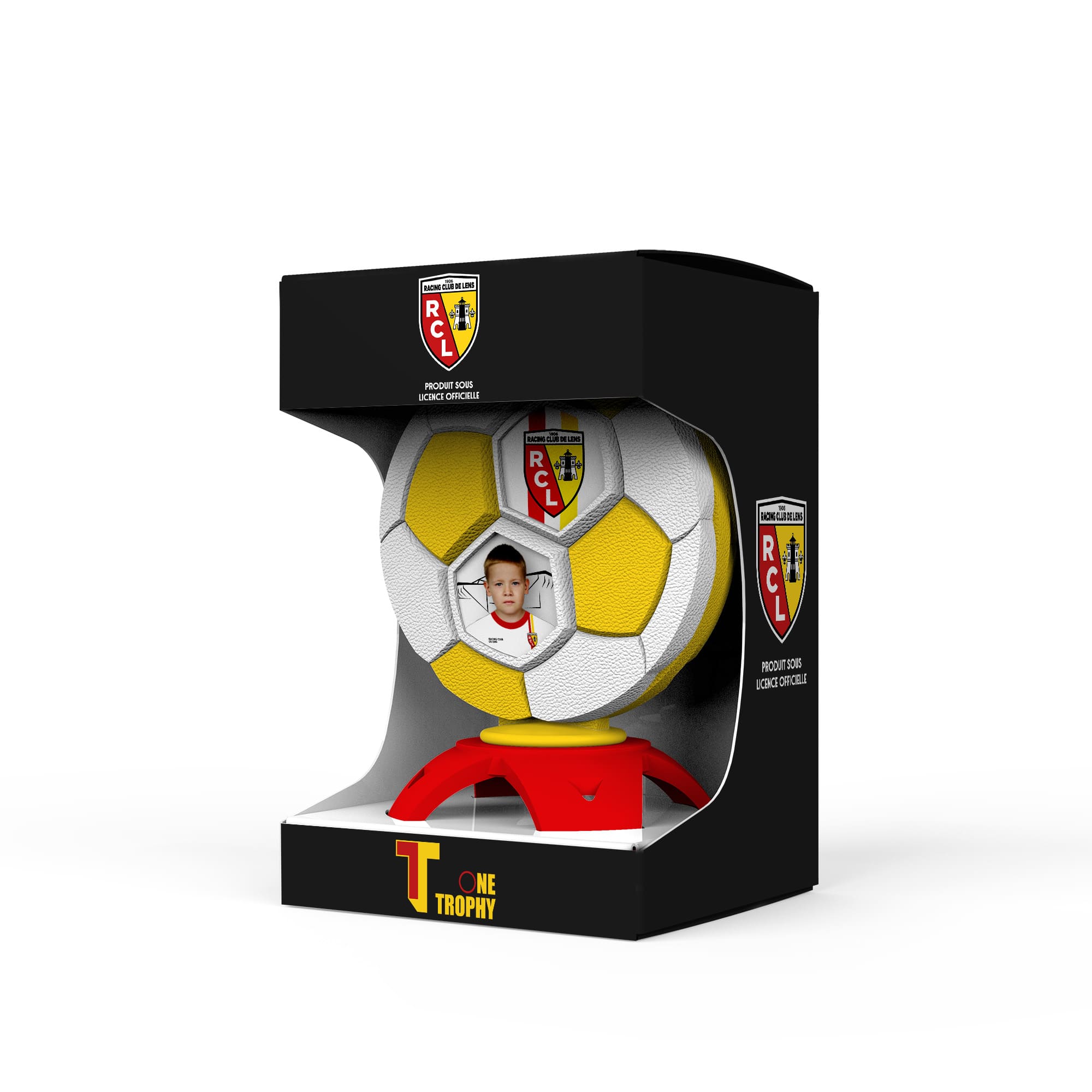 Create your officially licensed Racing Club de Lens trophy 