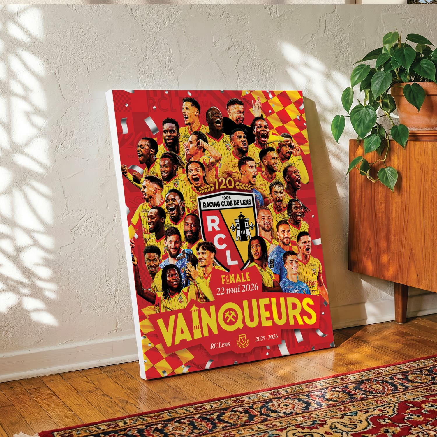OneTrophy RC Lens - Toile Vainqueurs - Coupe de France 2026