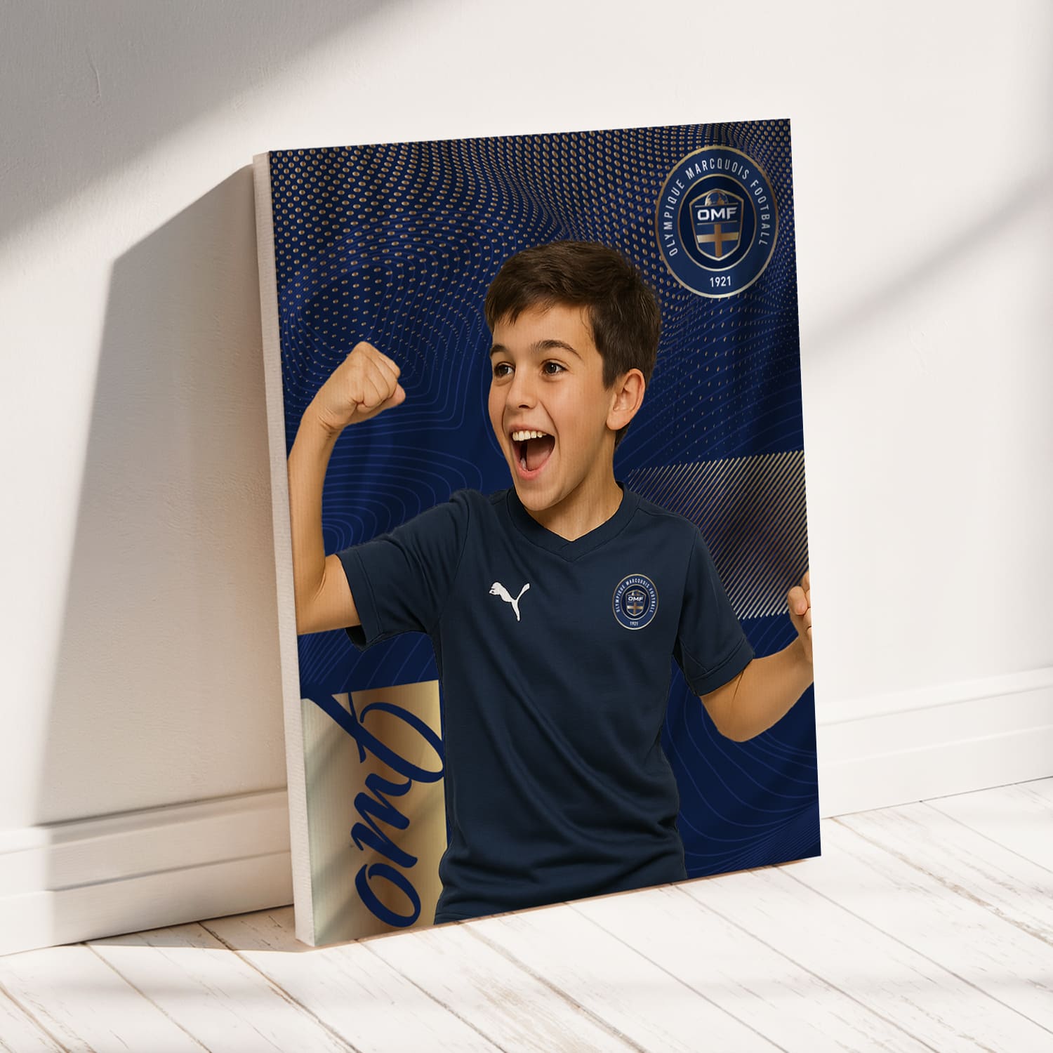 Toile Personnalisable Officielle - Olympique Marcquois