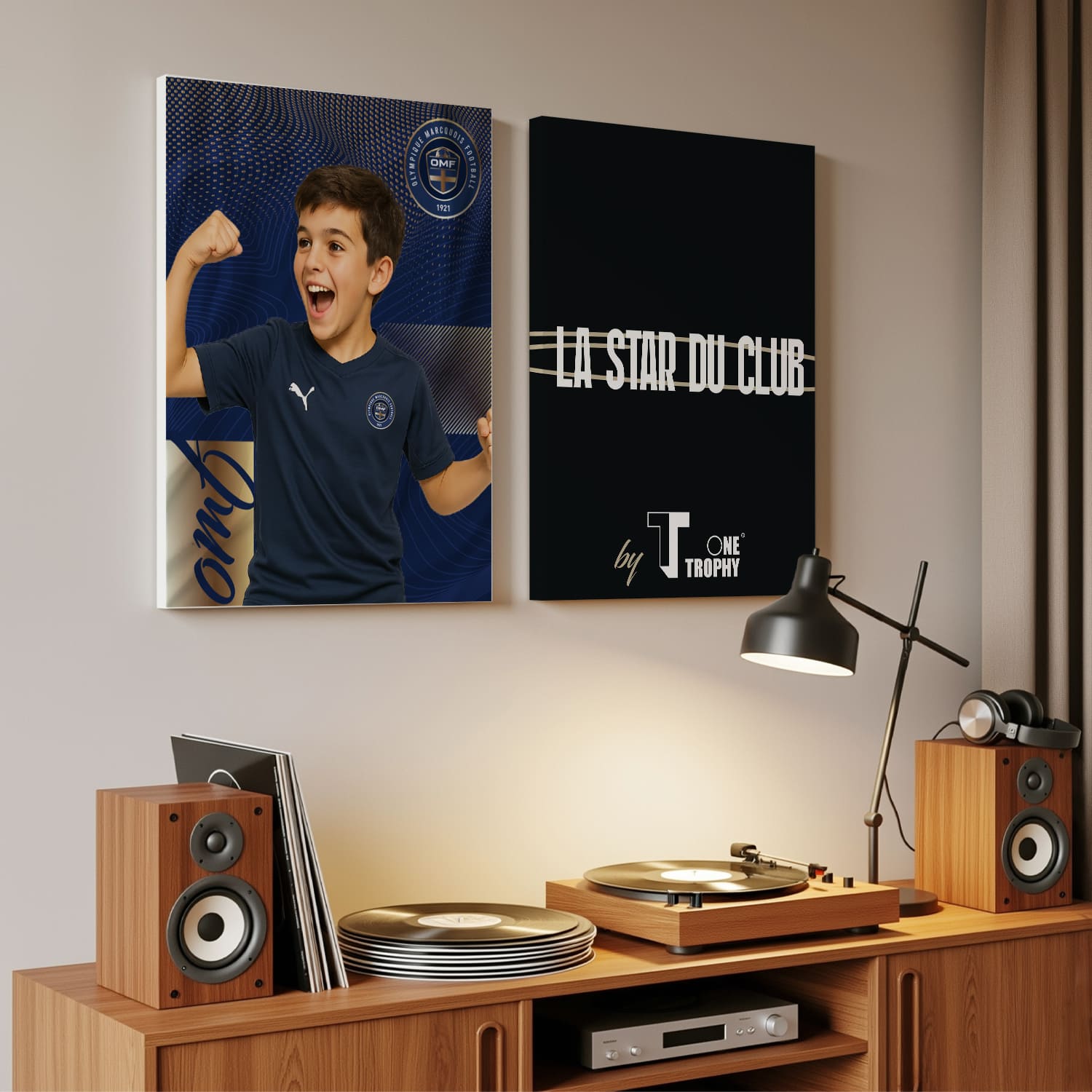 Toile Personnalisable Officielle - Olympique Marcquois