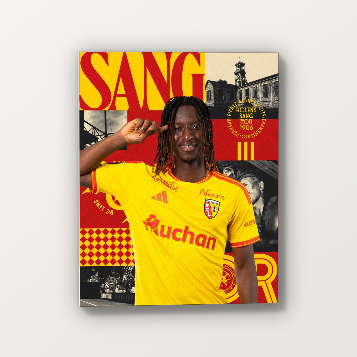Toile joueur RC Lens Domicile – Joueur 01