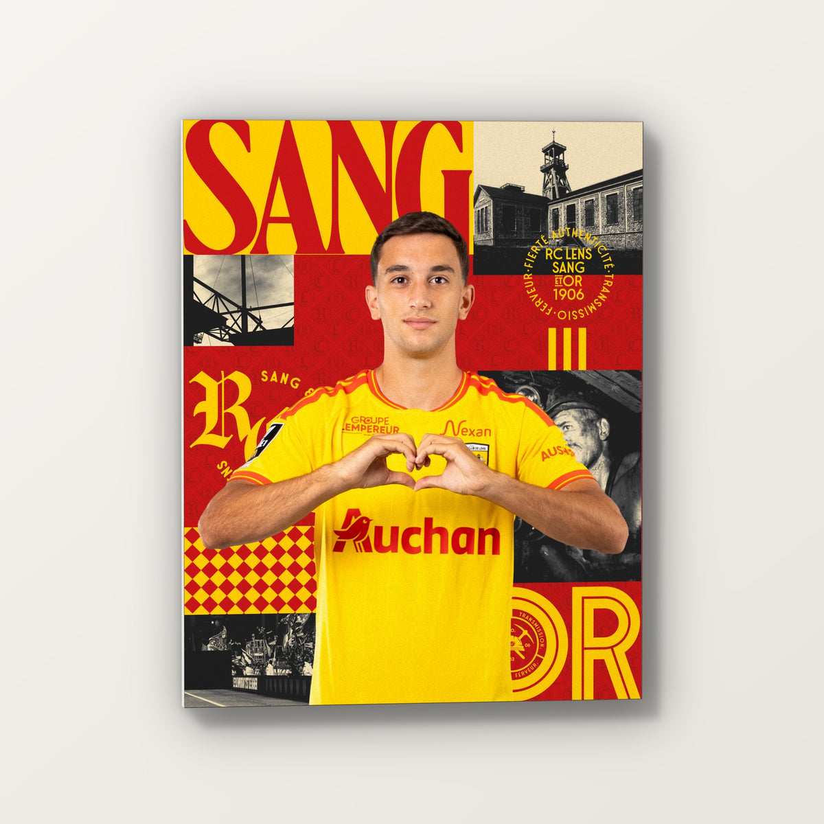 Toile joueur RC Lens Domicile – Joueur 03