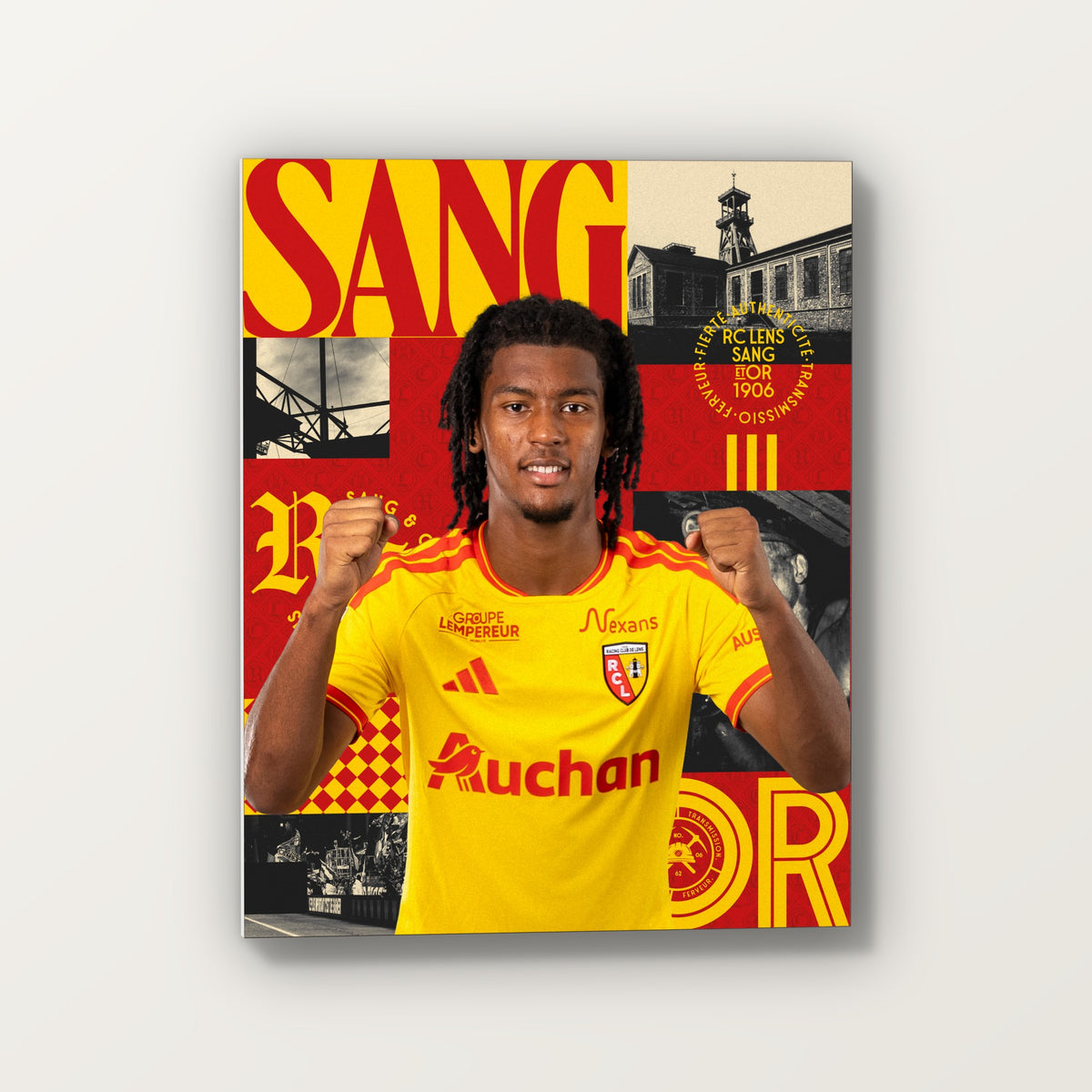 Toile joueur RC Lens Domicile – Joueur 07