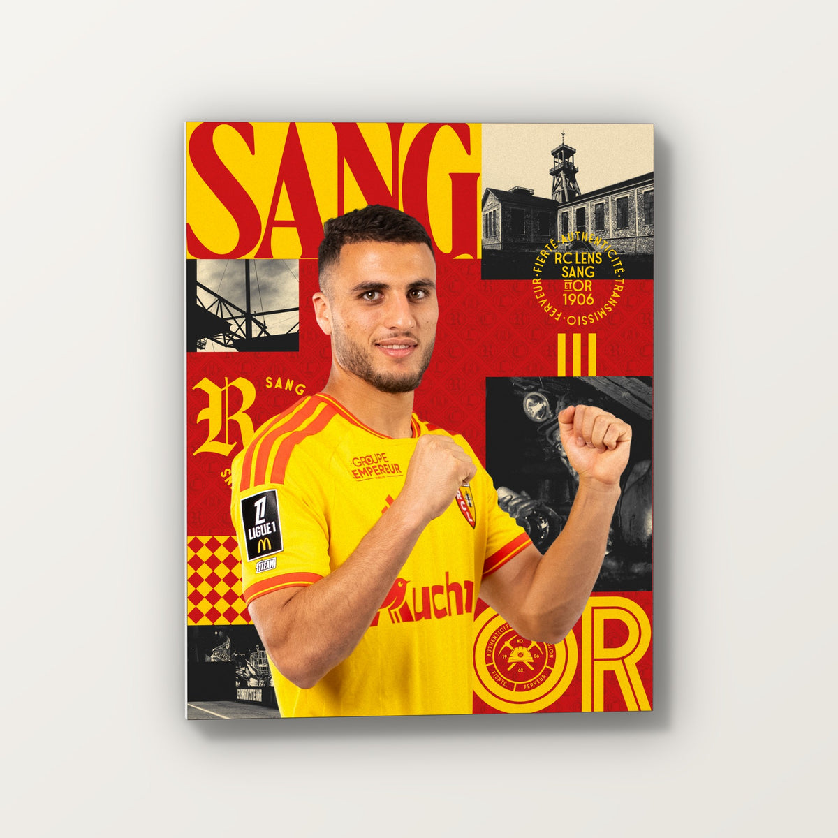 Toile joueur RC Lens Domicile – Joueur 08