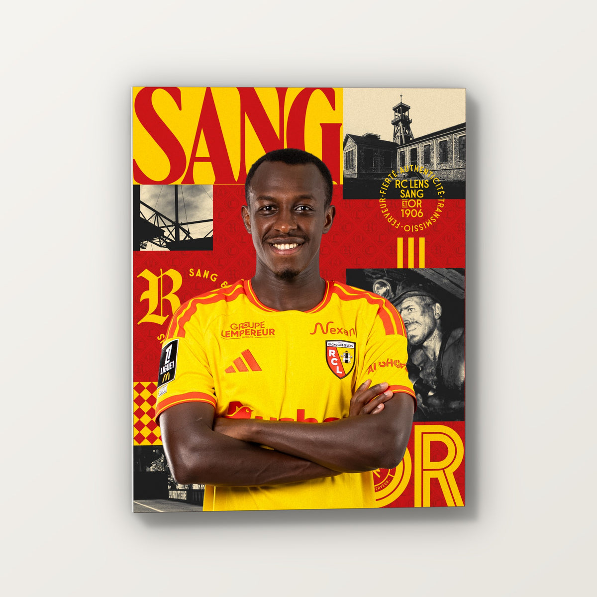 Toile joueur RC Lens Domicile – Joueur 09