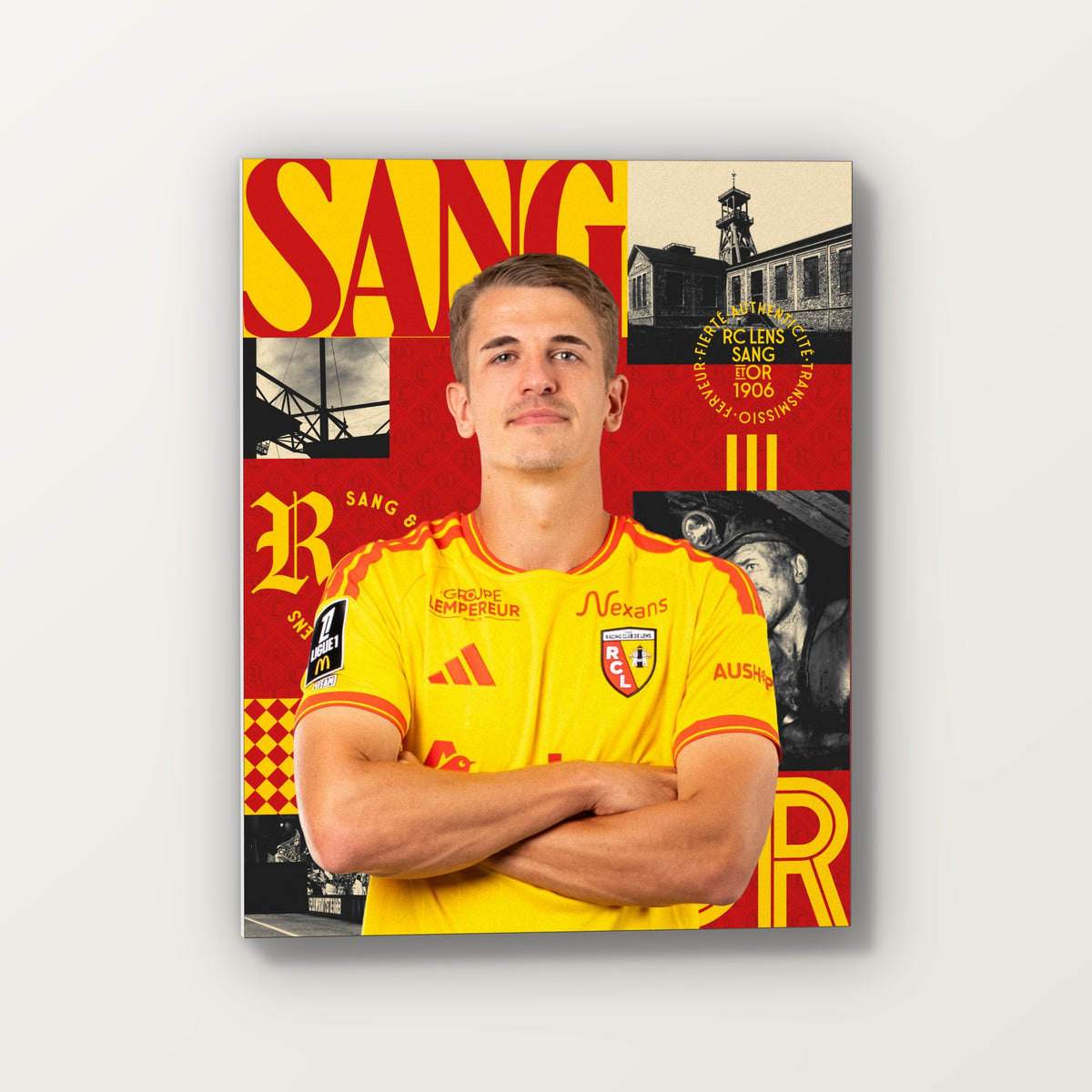 Toile joueur RC Lens Domicile – Joueur 10
