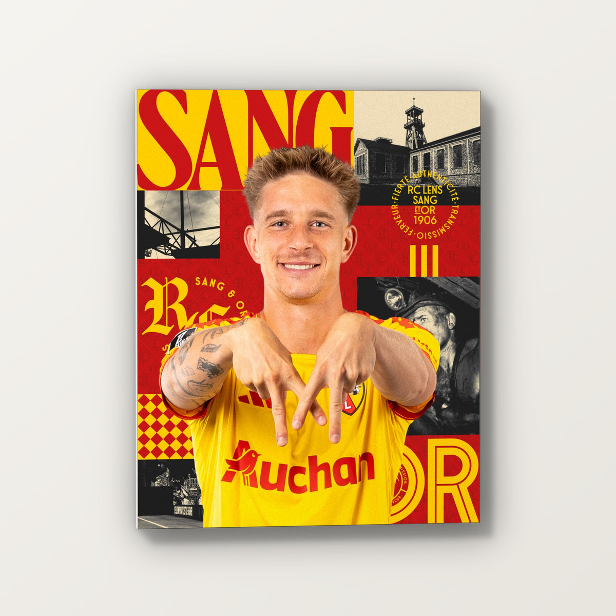 Toile joueur RC Lens Domicile – Joueur 15